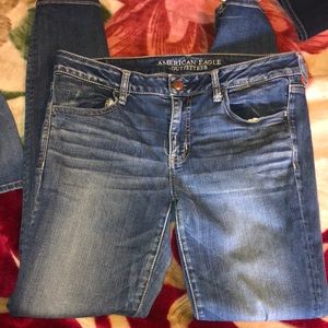 American eagle skinny jeans size 12 L
